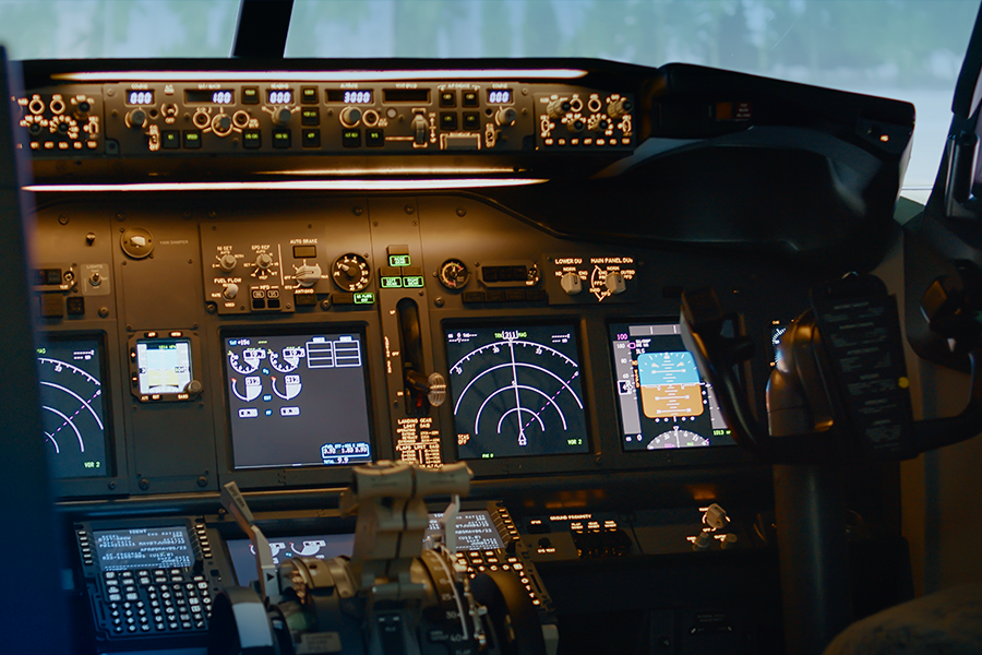 Navegação aérea eletronica