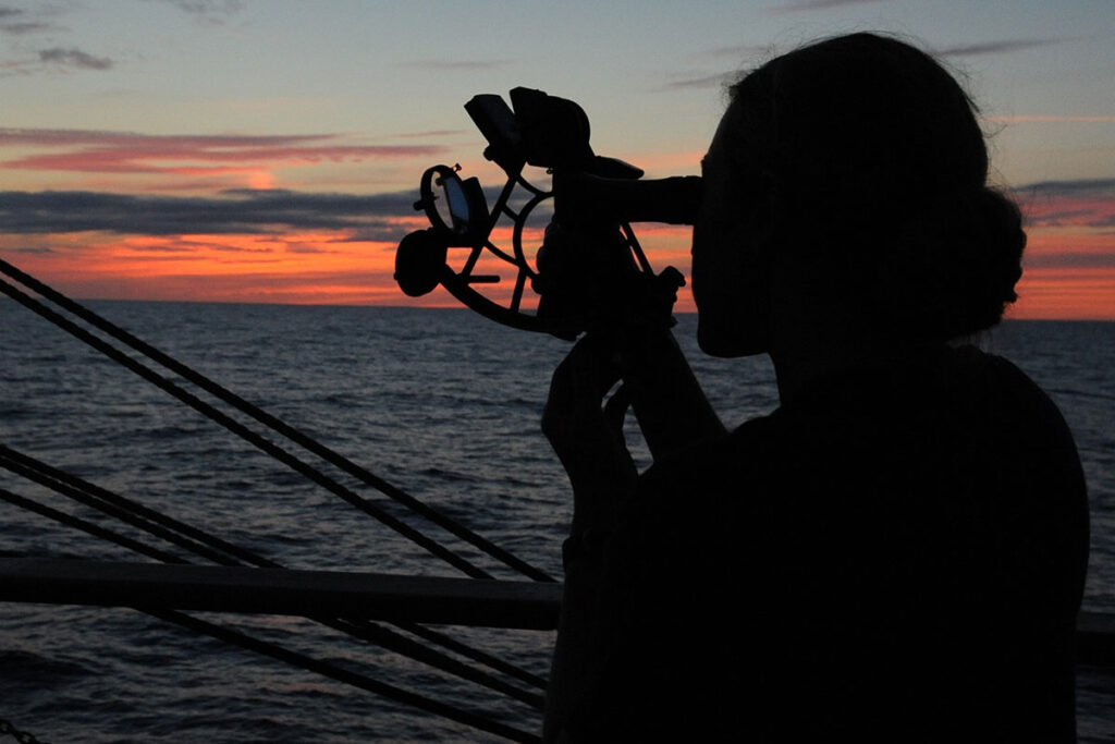 navegação celestial - sextante